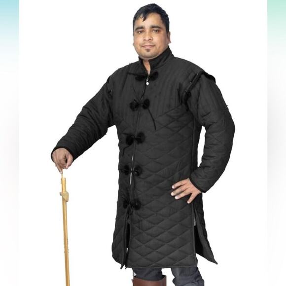 Gambeson Quilted Costumes Padded Armor for Renaissance and Cosplay for medievals - Picture 3 of 5